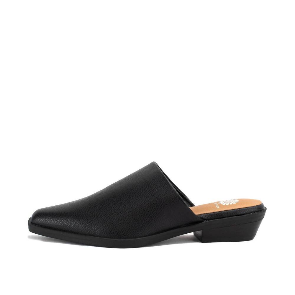 NEW YELLOWBOX women's wilard mules in black